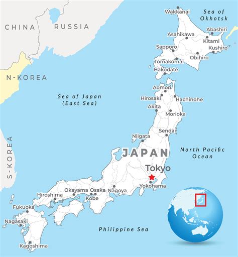 Japan Cities Map 的图像结果