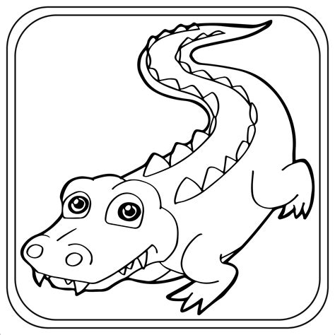 Coloring Pages Of Crocodile