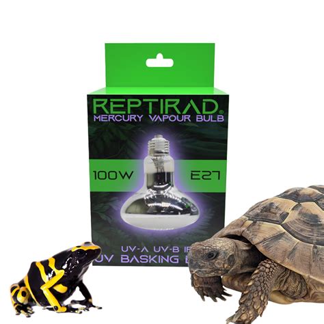 Retics And Reptiles Reptirad Mercury Vapor Bulb 100w Uva Uvb ...