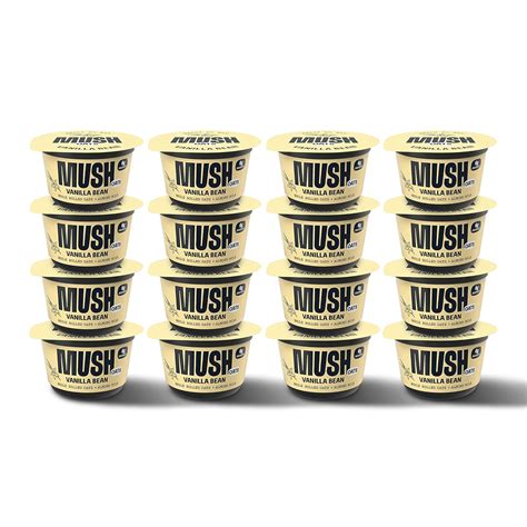Amazon.com: MUSH Vanilla Bean Overnight Oatmeal, 5 OZ 16-Pack ...