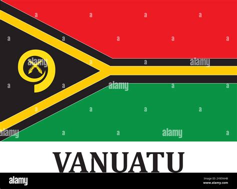 Vanuatu country flag vector illustration symbol design Stock Vector Image & Art - Alamy