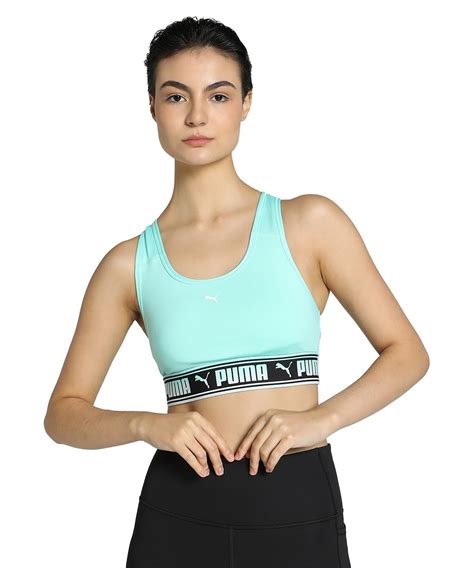 Puma Women's Polyester Wired Classic Sports Bra (52159876_Electric ...