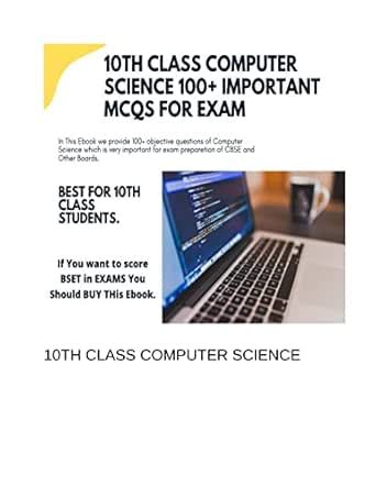10th Class Computer Science Important MCQs and Objective questions For ...