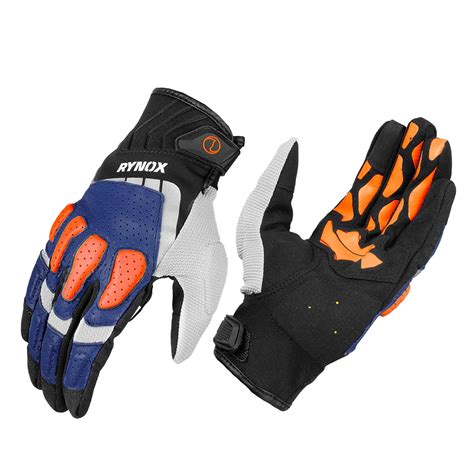 Rynox Ridge Pro Offroad Gloves | Motorcycle Riding Offroad Leather ...