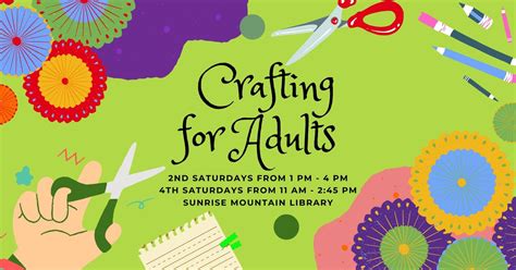 Crafting for Adults @ Sunrise Mountain Library, Sunrise Mountain Branch ...