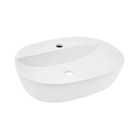 Jaquar White Oval Table Top Standard Basin – Decure.in