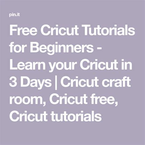 Image result for Free Cricut Machine Tutorials