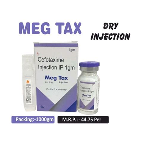 CEFOTAXIME SODIUM + ANHYDROUS CEFOTAXIME 1000MG INJECTION Medblend Pha