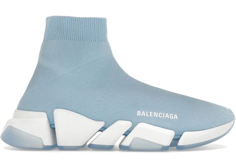 Balenciaga Speed 2.0 Recycled Biocolor Transparent Indigo (Women'S ...