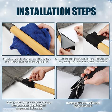 Buy Universal Snow Shovels Auxiliary Handle Strap, Adjustable ...