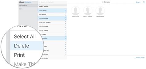 Image result for Delete Contacts From Computer