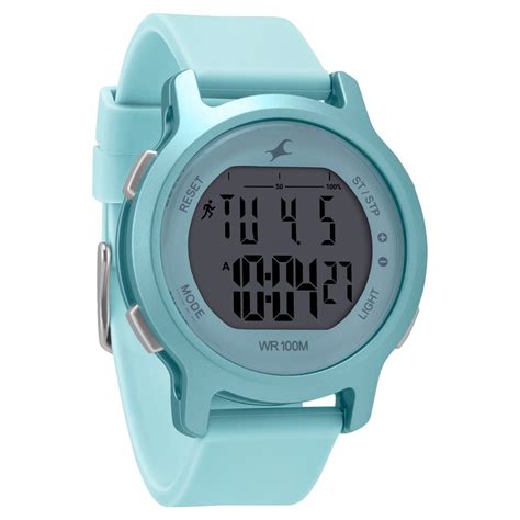 Buy Online Fastrack Street Line Digital Dial Blue Silicone Strap Watch ...