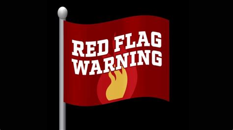 Image result for Red Flag Warning Signs