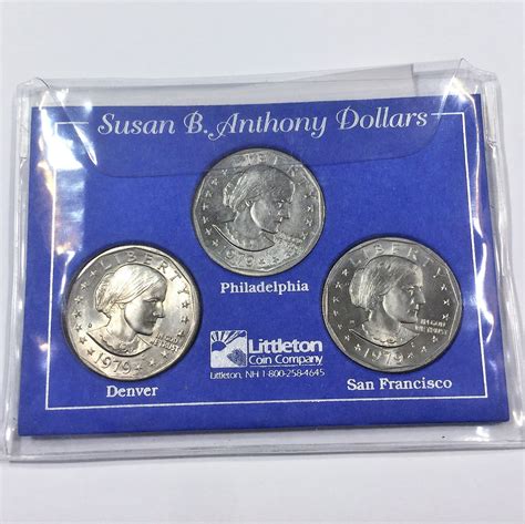 1979 Susan B Anthony Dollar Set Beautiful Uncirculated Coins | Property ...