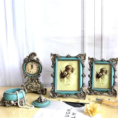 Elegant Pastel Blue Photo Frame Set - Design - Shop Authentic ...