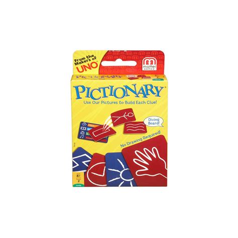 Mattel Pictionary Card Game – Rainbow Toys