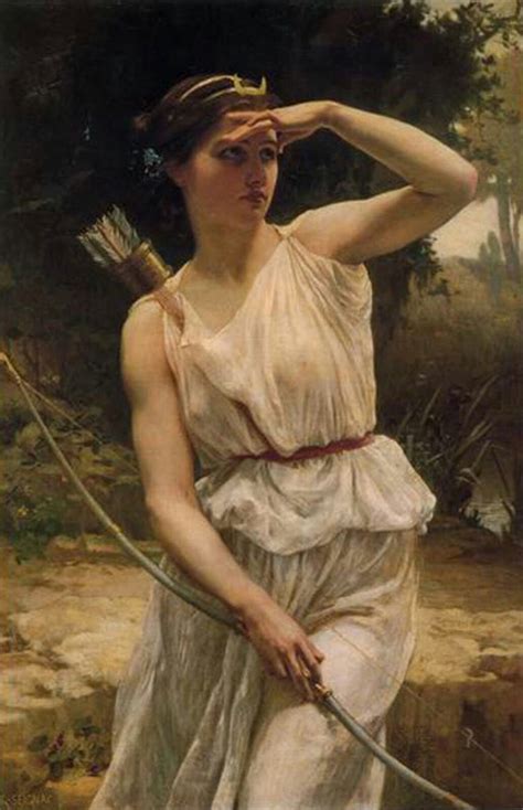 Diana the Huntress - Guillaume Seignac. | Artemis, Art history, Gods ...