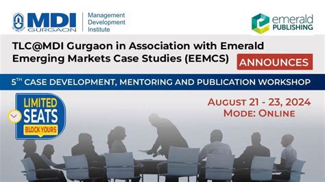 Case Development, Mentoring and Publication Workshop | One of the Top B ...