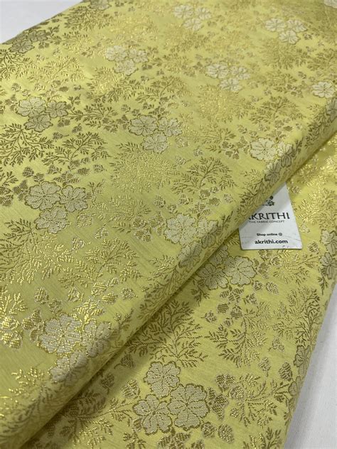 Buy Banarasi fabric online : Soft Banarasi brocade fabrics, Banarasi K ...