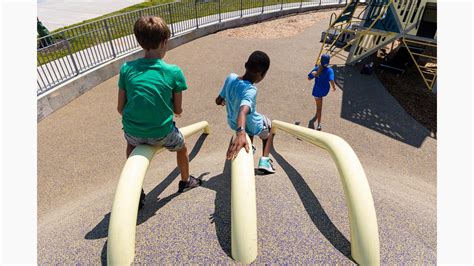 Jennie Dean Park - Colorful Playground Towers