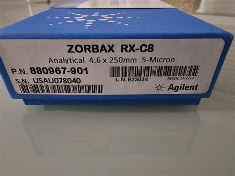 Item number: 880967-901 HPLC Column ZORBAX Rx-C8, 80Å, 5 µm, 4,6 x 250 ...