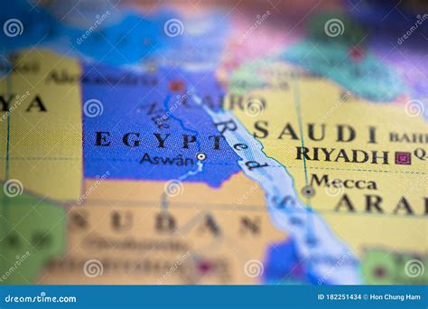 Geographical Map Of Africa Continent