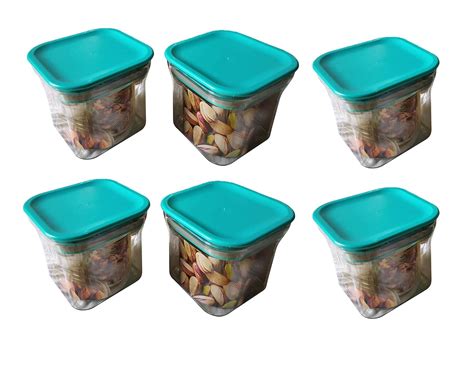 Buy Slings Kitkat Plastic Storage Kitchen Container Set, Airtight 600ml ...