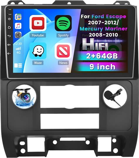 Amazon.com: Roinvou Car Radio for Ford Escape 07-12/Mercury Mariner 08-10/Mazda Tribute 08-12 ...
