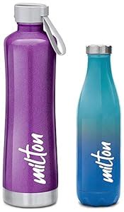 Milton New Tiara 900 24 Hours Hot and Cold Water Bottle, 750 ml, Purple ...