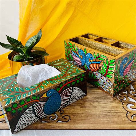 Wood Tissue Box – Alokya