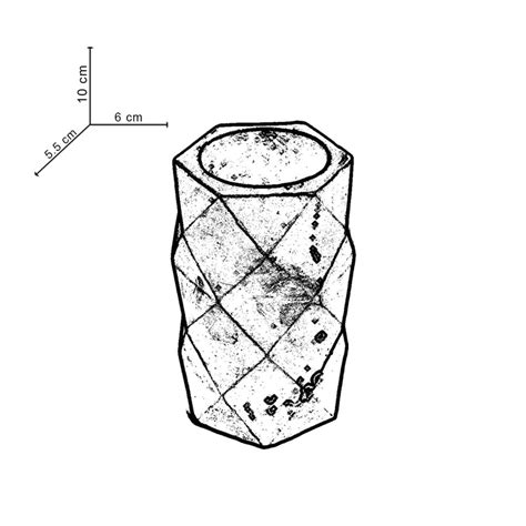 Penrose Holder-Dark Concrete-Geometric pattern holder for your work de ...