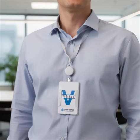 Lanyards & ID Cards - Custom Visitor ID Name Badges