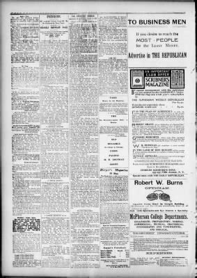 The McPherson Daily Republican from McPherson, Kansas on March 21, 1895 ...