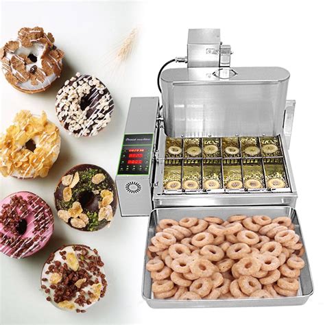 Kolice Commercial 2600pcs/hour Mini 6 Rows Donuts Machine, Doughnut ...