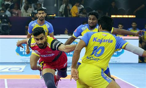 Pro Kabaddi 2022: Bengaluru Bulls defeat Tamil Thalaivas, go top of table