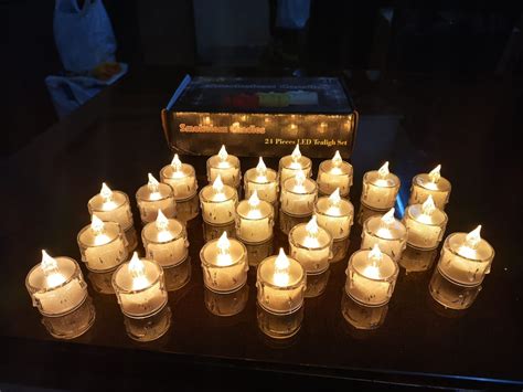 Alfa Store. Crystal LED Light 24pcs (12 size)