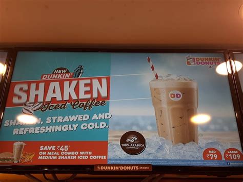Menu at Dunkin' Donuts, Bengaluru, Royal Arcade