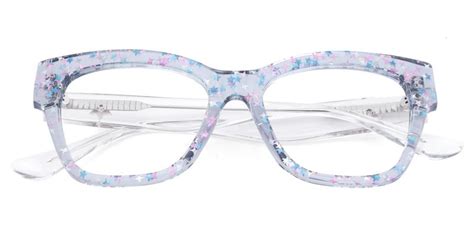 Full Rim Square Frame With Shiny Stars Decorated