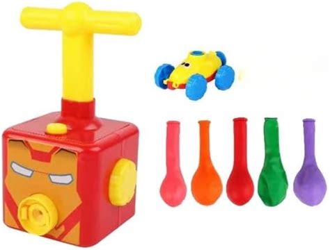 Prancing Unicorn Kids Balloon Powered Car Set Power Balloon Car Toy ...