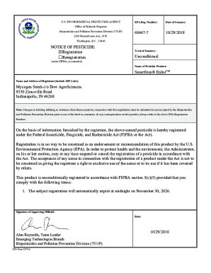 Fillable Online US EPA, Pesticide Product Label, SMARTSTAX ENLIST,10/29 ...