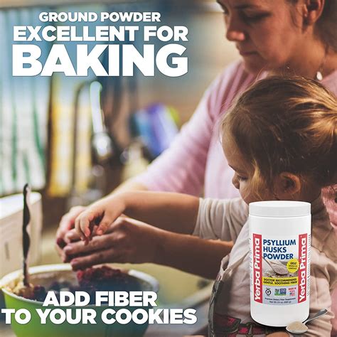 Yerba Prima Psyllium Husks Powder - 24 oz (Pack of 2) - Natural Fiber ...