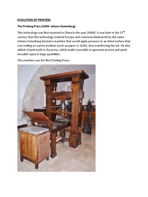 Image result for Printer Invention