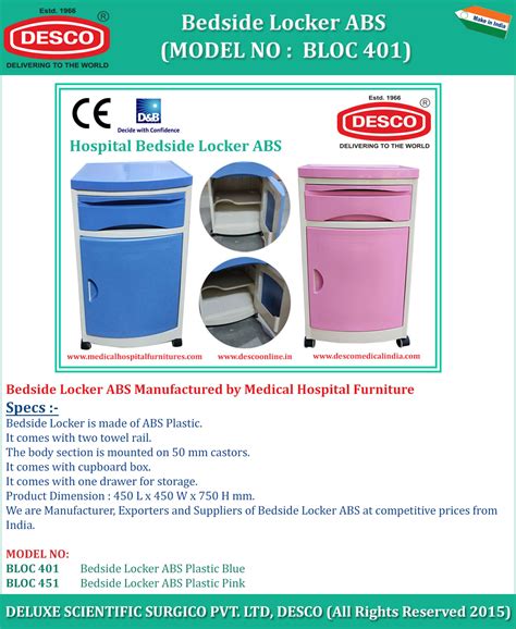 ABS Bedside Locker - Manufacturers & Suppliers India