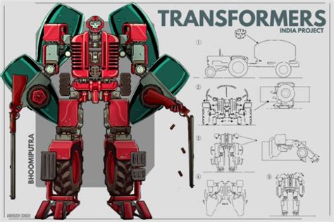 This Concept Artist From Jaipur Made The Coolest Transformers Out Of ...
