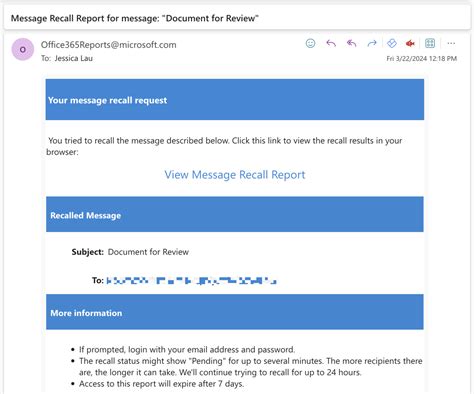 Recalling A Message In Outlook How To Recall An Email In Outlook