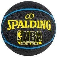Buy Spalding NBA Highlight Outdoor Basketball Size 7 (Blue/Yellow ...