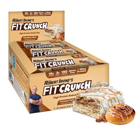 Robert Irvine Protein Bars Robert Irvine FitCrunch Protein Bar