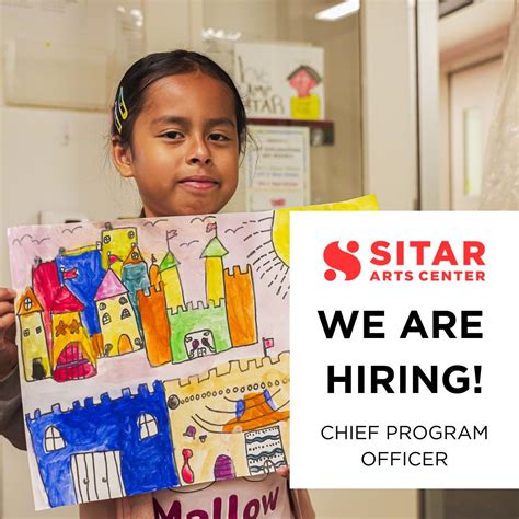 Sitar Arts Center on LinkedIn: #sitarartscenter #chiefprogramofficer # ...