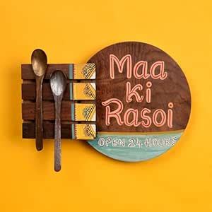 AAKRITI ART CREATIONS Hand-Painted Decorative 'MAA KI RASOI' Kitchen ...