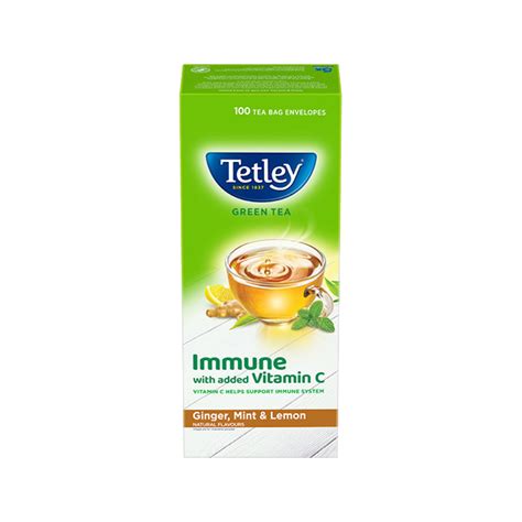 Tetley Ginger Mint and Lemon Tea Pack of 100 Tea Bags Wholesalers with ...